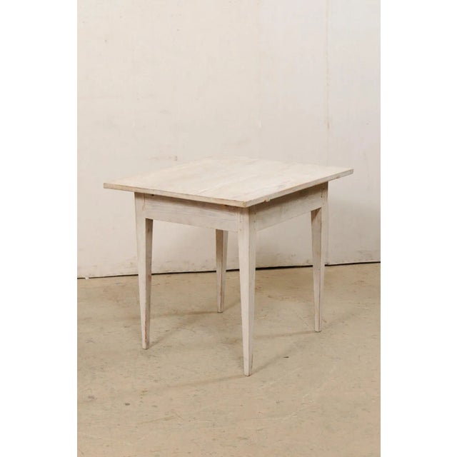 Gustavian (Swedish) Early 19th Century Swedish Period Gustavian Occasional Table For Sale - Image 3 of 11