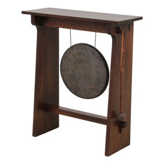 Stickley Mission Oak Arts & Crafts Gong For Sale