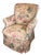 Charming oversized floral armchair by Highland House, a respected American upholstered furniture maker known for quality...