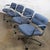 Late 20th Century Modern Set of 4 Steelcase Swivel Dining or Game Chairs 4 Prong Chrome Bases W/Casters For Sale - Image 11 of 18