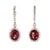 Natural Tourmaline Rubellite Diamond Earrings 18k Gold 6.62 TCW Certified For Sale In New York - Image 6 of 14