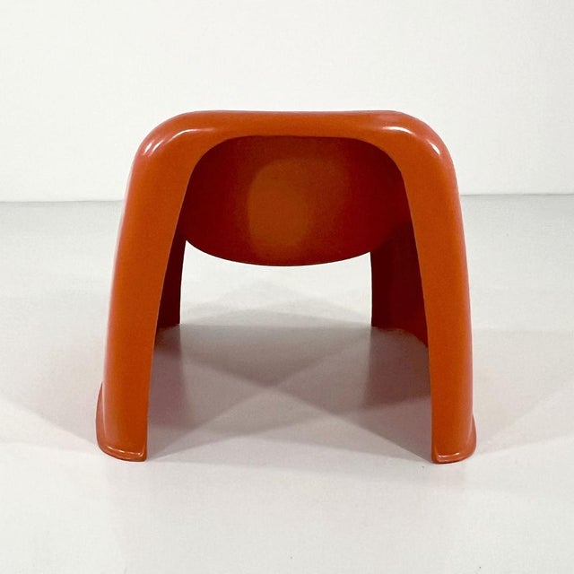 Mid-Century Modern Orange Toga Chair by Sergio Mazza for Artemide, 1960s For Sale - Image 3 of 9