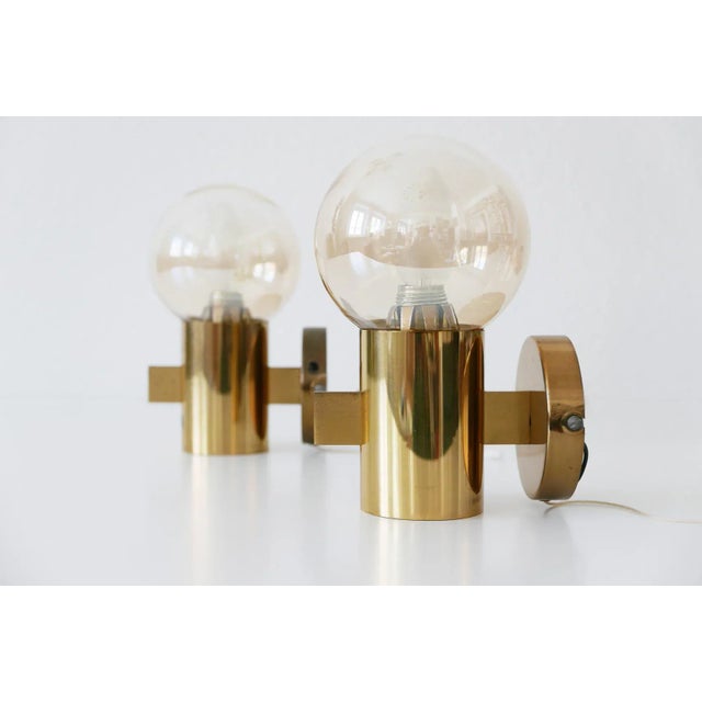 1960s Chandelier & 2 Wall Lamps Set by Hans-Agne Jakobsson for Markaryd, 1960s, Set of 3 For Sale - Image 5 of 18