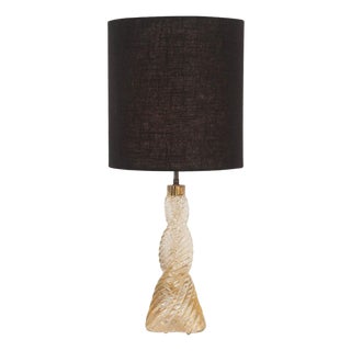 Paolo Venini Braided Diamointe Table Lamp for Venini Italy, 1940c. For Sale