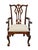 Chippendale Century Furniture Solid Mahogany Traditional Chippendale Style Ball & Claw Dining Arm Chair 400-582 For Sale - Image 3 of 10