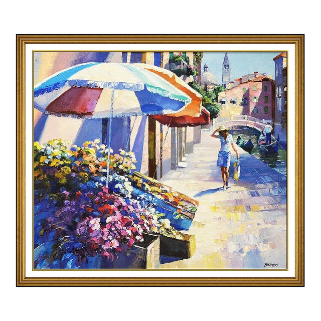 Late 20th Century Shopping in Venice, Howard Behrens For Sale