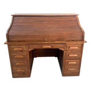 American Desk in Oak, 1930 For Sale