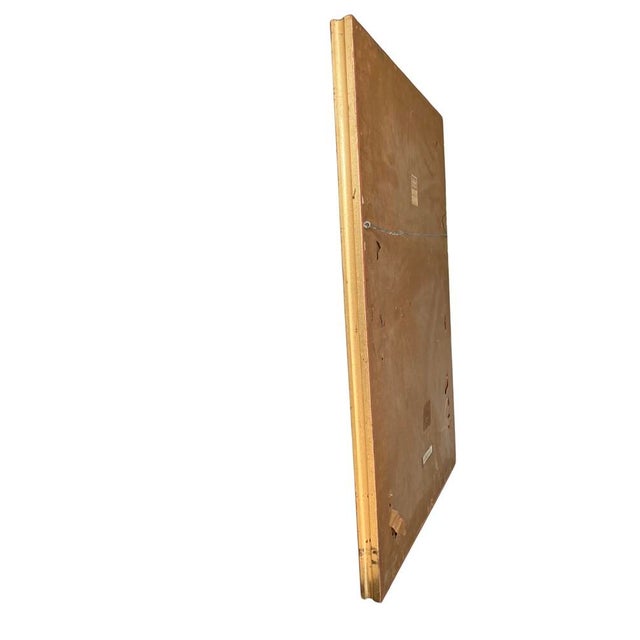 Robert Peckham Rosa Heywood Folk Art Lithograph j.j. Kormann & Sons Custom Gilded Frame 22x31 Large For Sale - Image 9 of 16