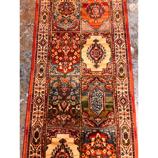 Textile 2ft 4 in × 8ft 11 in Momeni Zida Bakhtiari Garden Runner Rug For Sale - Image 7 of 12