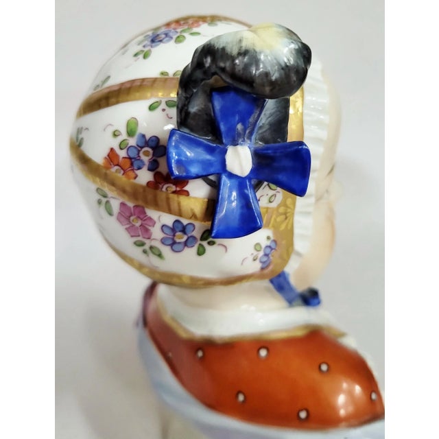 White 19th C German Prince Louis Charles De Bourbon Dresden Porcelain Bust by Carl Thieme For Sale - Image 8 of 14