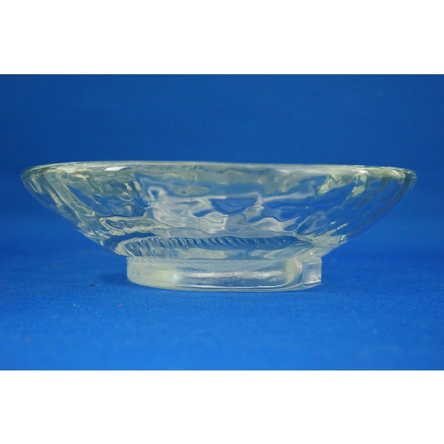 Vintage Centerpiece Emptier in Iridescent Murano Glass with Leaf by Alfredo Barbini, 1950s For Sale - Image 6 of 18