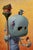 Just One Lick by 3rd Version (Ben Patterson) | Acrylic and Oils on Cotton Canvas humanoid figure with birds and ice cream For Sale In Denver - Image 6 of 10
