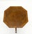 Mid-Century Modern Fine Octagonal Shape Banded Burl Wood Tripod Base Occasional Table Stand For Sale - Image 3 of 12