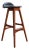 Single Danish Modern Sculptural Teak Barstool by Erik Buch for o.d. Møbler For Sale