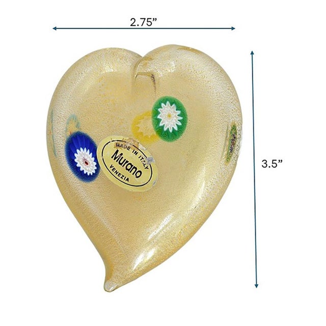 Mid-Century Modern Murano Glass Paperweight Signed For Sale - Image 3 of 7