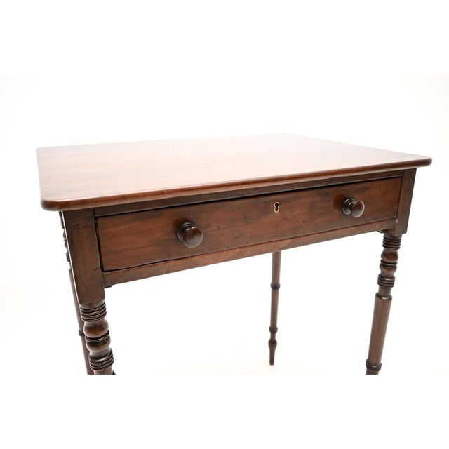 Antique Georgian Side Table, 1800 For Sale - Image 9 of 10