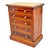 Brown Walnut Miniature Chest, 1880s For Sale - Image 8 of 8