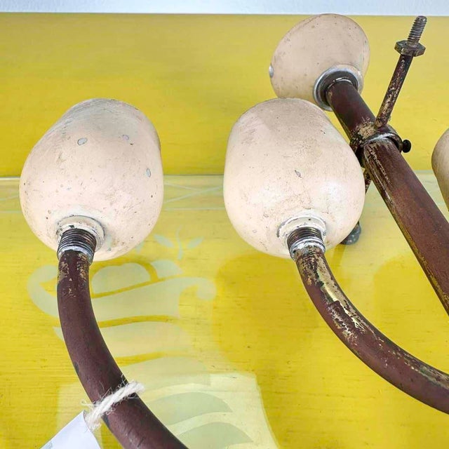 Vintage 5-Light Wall Sconce For Sale - Image 4 of 9