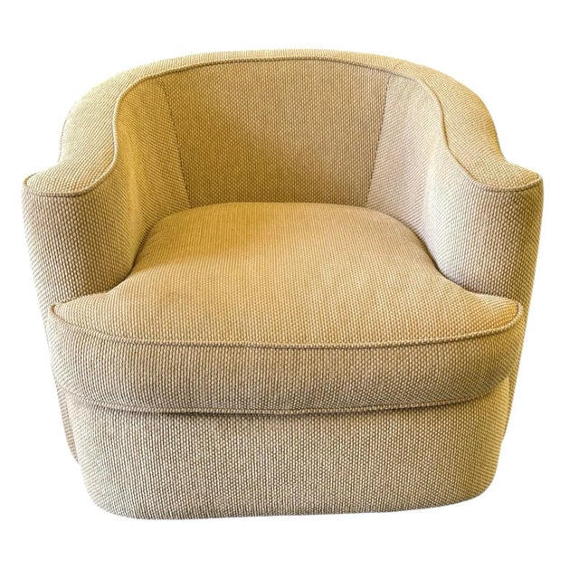 Late 20th Century Vintage Pair Bernhardt Swivel Chairs For Sale - Image 5 of 12