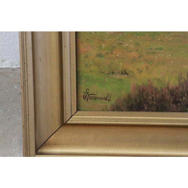 Emil Wennerwald, Denmark, 1890s, Oil on Canvas For Sale - Image 6 of 18