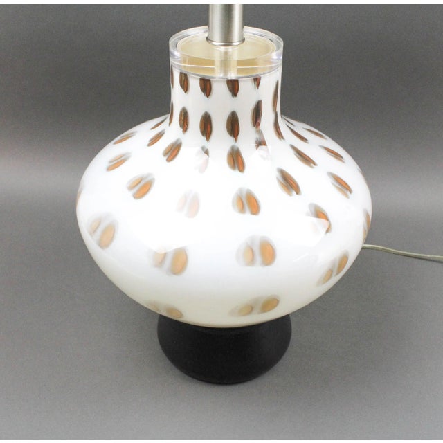 Mid 20th Century Waterford Crystal Evolution Ice Age Table Lamp For Sale In Miami - Image 6 of 10