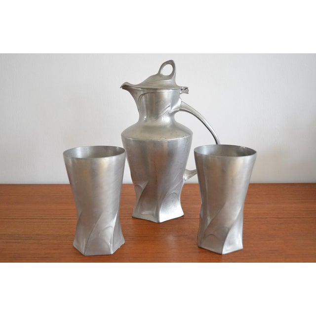 Jug and Cup Set from Kayser Zinn, 1960s, Set of 3 For Sale - Image 11 of 11