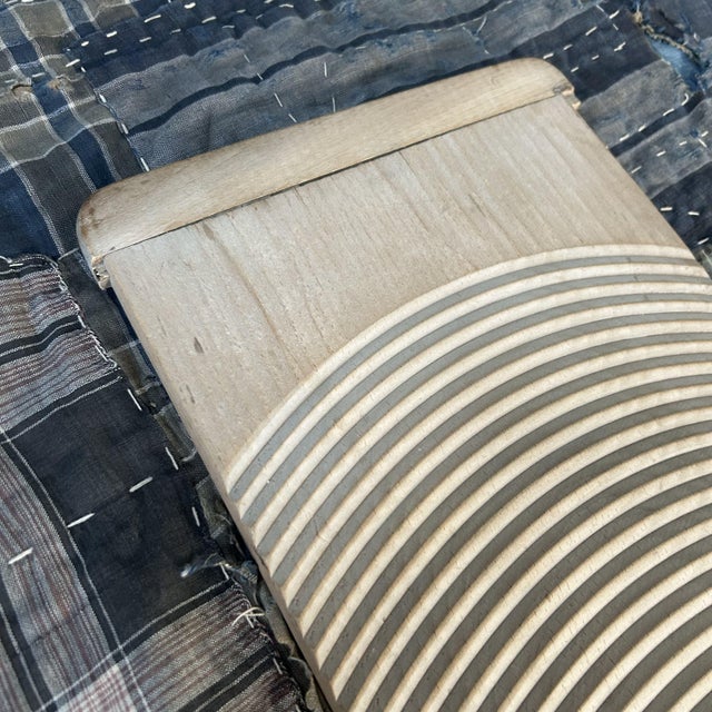 1950s Handcrafted Wooden Washboard, Japan, 1950s For Sale - Image 5 of 9
