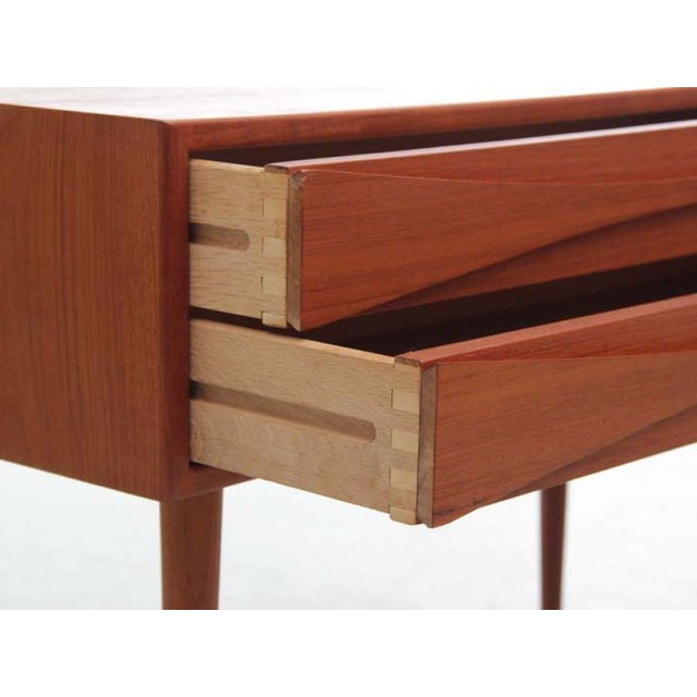 1950s Small Mid-Century Scandinavian Modern Chest of Drawers attributed to Arne Vodder, 1950s For Sale - Image 5 of 9