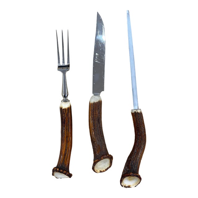 Vintage Hermes Paris Carving Set For Sale