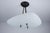 White Mid-Century Modern Brass and Sculptural White Glass Pendant Lamp, Italy, 1960s For Sale - Image 8 of 12