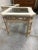 Wood Mid 20th Century Pair of Chinese Chippendale Fretwork Side Tables For Sale - Image 7 of 13