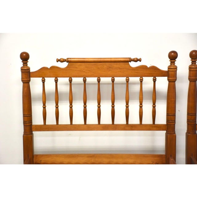 Solid Maple Twin Beds a Pair Chairish