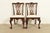 Drexel Heritage Chippendale Carved Mahogany Side Chairs or Dining Chairs, Pair For Sale - Image 14 of 14