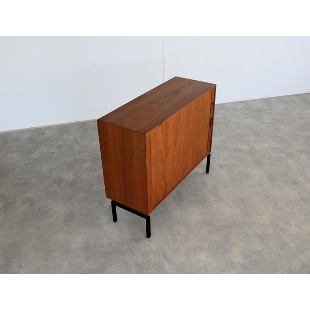 Black Vintage Danish Filing Cabinet, 1960s For Sale - Image 8 of 9