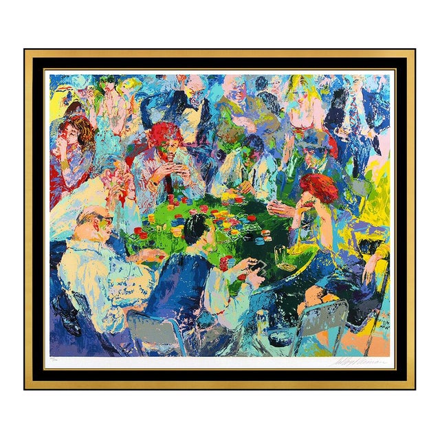 1980s Stud Poker, LeRoy Neiman For Sale