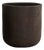 Modern Outdoor Dark Cocoa Composite Planter Medium For Sale