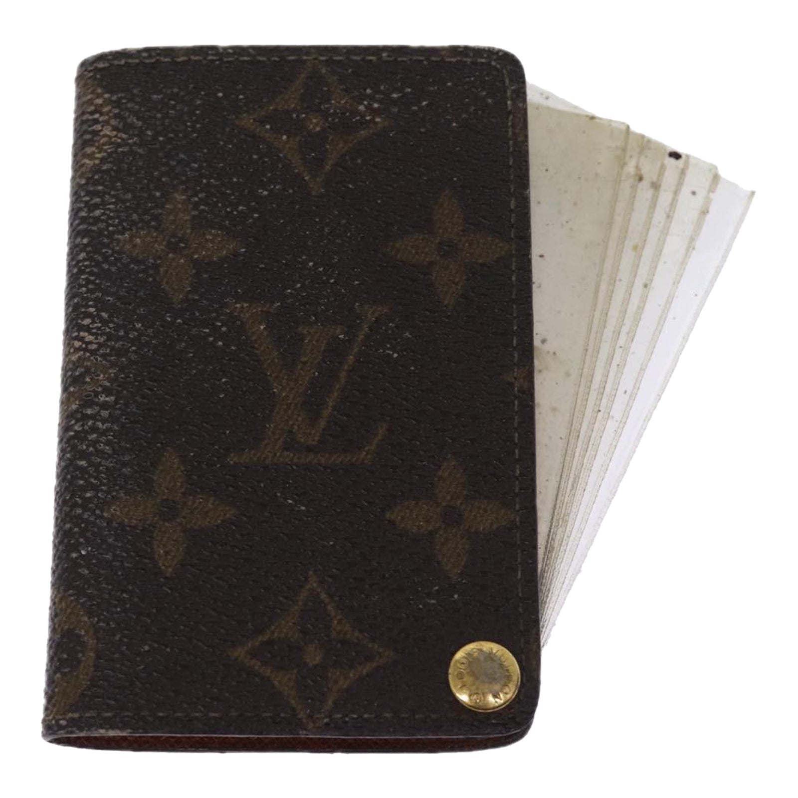 [Louis Vuitton] Louis Vuitton Monogram Porte Cartes Recto Verso Coin case Coin Pocket M69431 Brown [Used] [Authenticated and Guaranteed Authentic] 207375