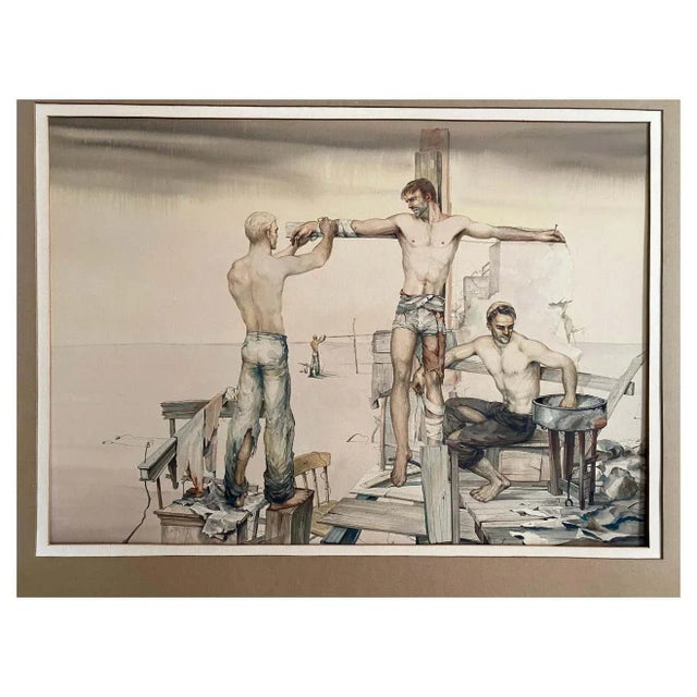 John Lear Watercolor "Aftermath" For Sale - Image 13 of 13