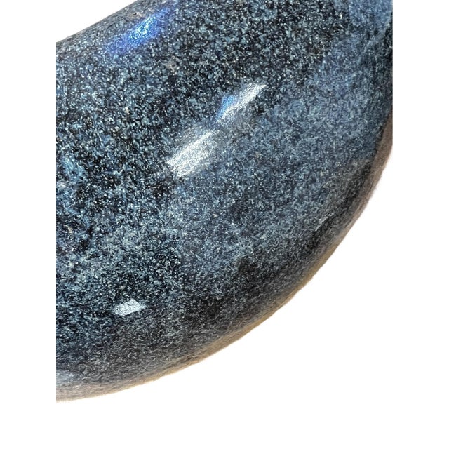 Ceramic Large Antique Yixing Flambe Glazed Stoneware Pot With Rounded Rim For Sale - Image 7 of 14