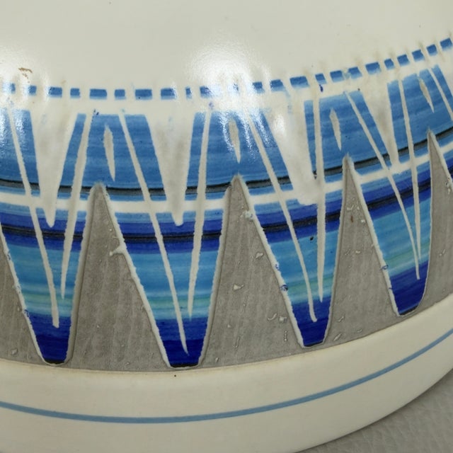 Artistic Ceramic Vase in Geometric Design For Sale - Image 10 of 14