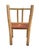 Burnt Orange Vintage Rustic Log Chair & Stool Set For Sale - Image 8 of 17