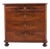 Mahogany Chest of Drawers with Four Drawers, 1880s For Sale