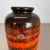 Black Vintage German Pottery Fat Lava Vase from Ü-Keramik WGP, 1970s For Sale - Image 8 of 16