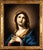 After Elisabetta Sirani, Virgin in Prayer, 1600s, Oil Painting For Sale - Image 7 of 7