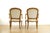 Antique Rococo Oak Armchairs with Light Beige Upholstery, Sweden, 1850s, Set of 2 For Sale - Image 6 of 9