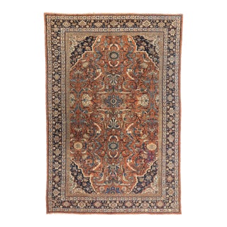 Late 19th Century Persian Mahal Rug, 07'00 X 10'05 For Sale