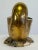 Large Vintage Solid Brass Nautilus Shell Planter Cachepot or Bottle Chiller For Sale - Image 11 of 12