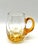 Vintage Mouth-Blown Amber Glass Beer Mug, Scandinavia, 1960s For Sale - Image 3 of 13