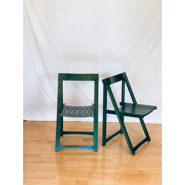 Folding Chairs attributed to Aldo Jacober and Alberto Bazzani, Set of 2 For Sale - Image 18 of 18