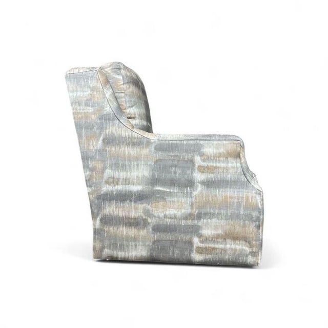 Refined comfort meets timeless craftsmanship in this elegant pair of Sherrill Furniture swivel rockers. Featuring 8-way...